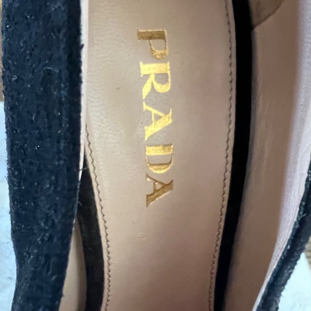 Prada- Calzature Donna Pumps- Size 37.5- Comes with Original Box and 2 Dustbags - Picture 13 of 17